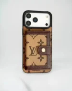 Honey Monogram iPhone 17 Pro Max Case