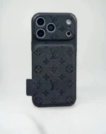 Black Louis Vuitton iPhone 17 Pro Max Case - LV Classic Monogram