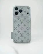 Gray Louis Vuitton iPhone 17 Pro Max Case - LV Classic Monogram
