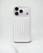 Silver Rimowa iPhone 17 Pro Max Case